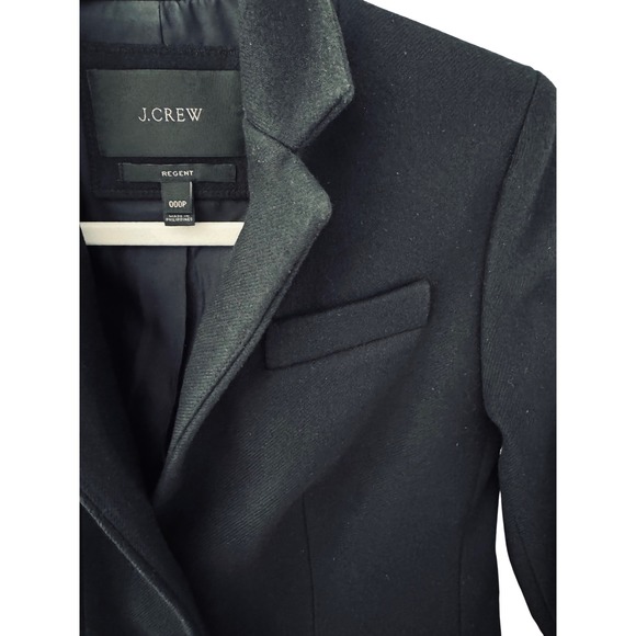 J CREW Women's Nello Gorilla Wool Midi Peacoat- Black - Picture 4 of 12